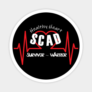SCAD Healthy Heart Survivor & Warrior Magnet